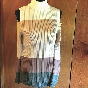 Chico's cold shoulder sweater
